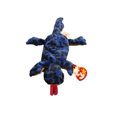 Ty Beanie Baby Lizzy Blue Black Spots Retired Original Plush