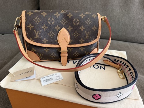 Louis Vuitton Diane Leather Satchel Bag for Women