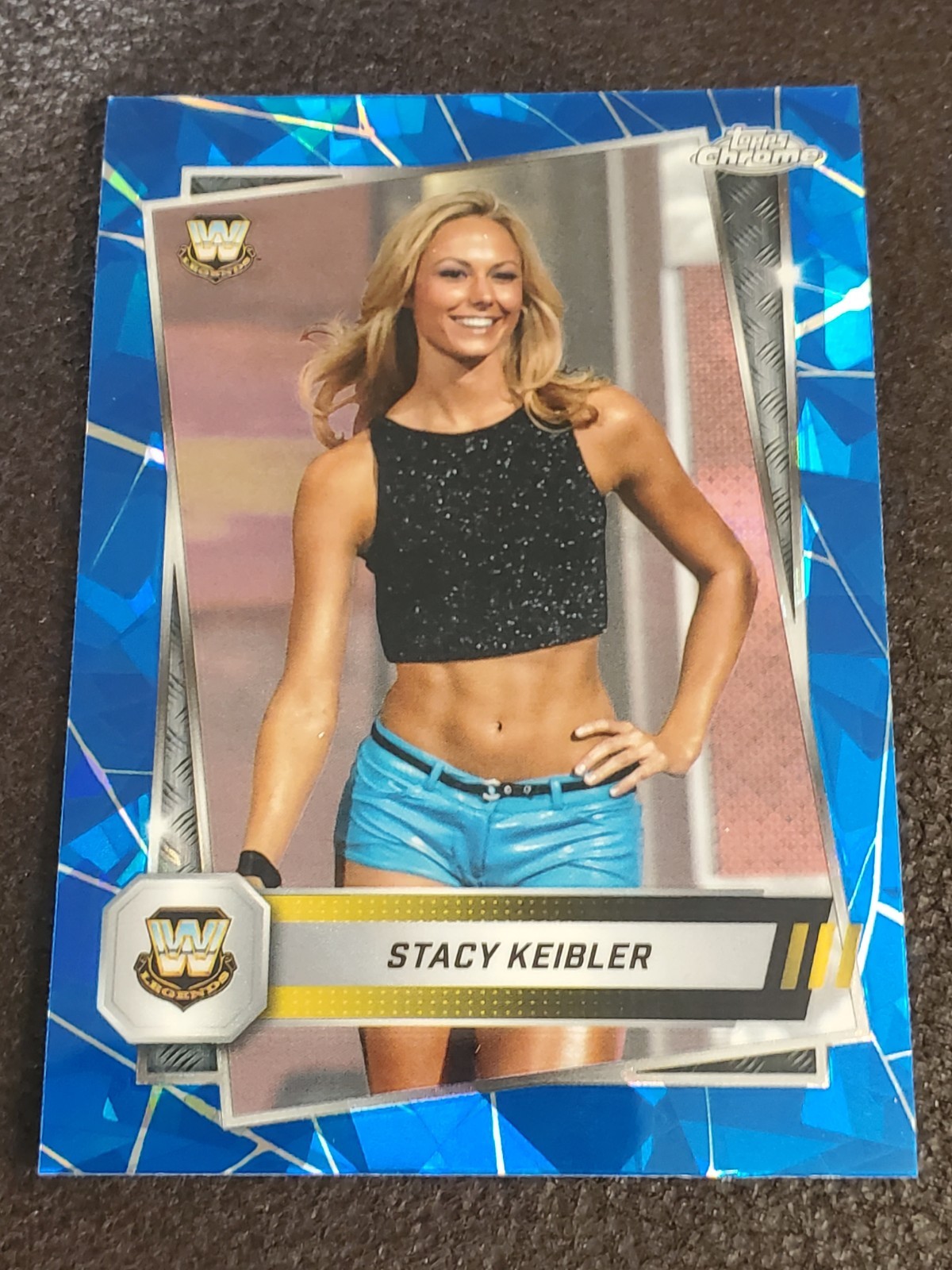 2025 Topps Chrome WWE Stacy Keibler #85 Sapphire