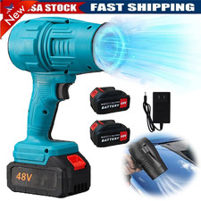 Turbo Blower Cordless Super Power Mini Air Duster For Car Drying Cleaning Fan US