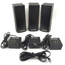 LINKSYS Velop WHW03 Mesh WiFi System Tri Band AC2200 3 Pack Tested Working Cable