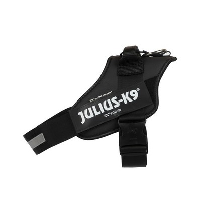 IDC Powerharness, Size 1/L, Black  Faux Leather