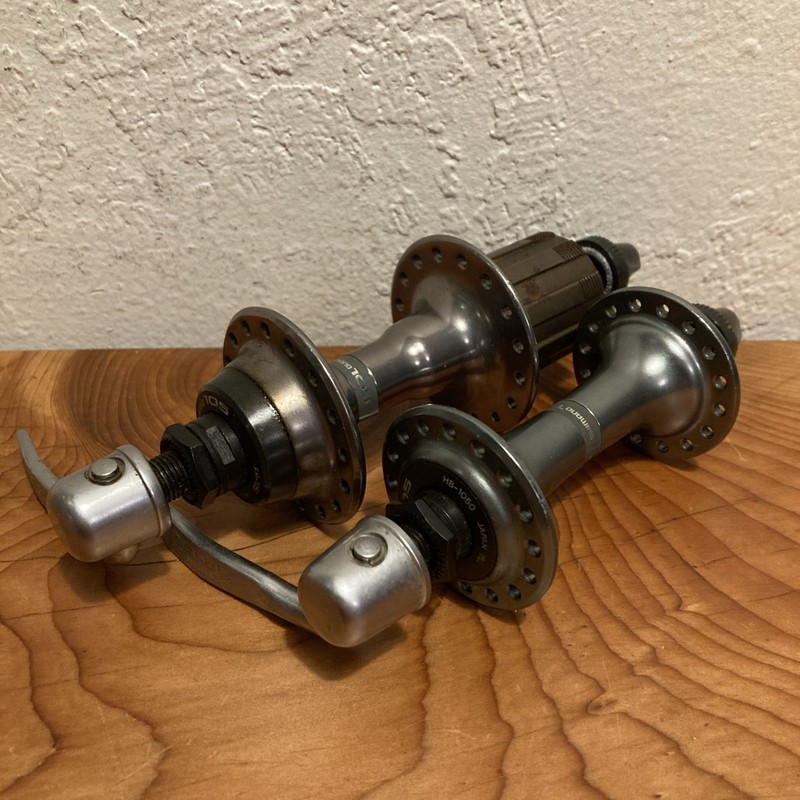 Shimano 105 FH-1051 Hubset UG Road 32h 100/126mm QR 7 Speed NEW NOS Black