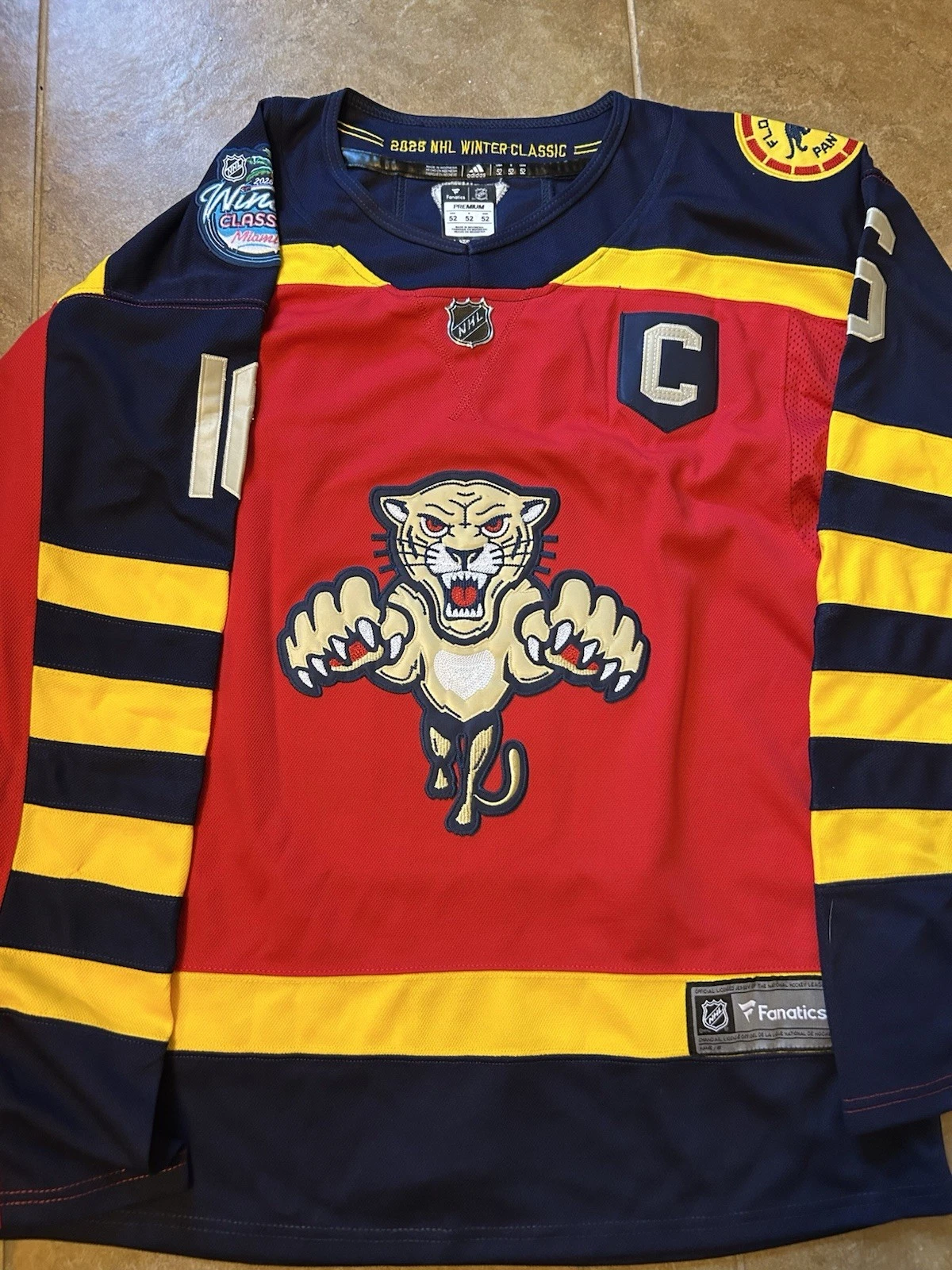 Aleksander Barkov Signed Florida Panthers 2026 Winter Classic Jersey JSA COA