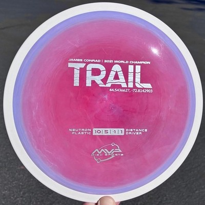 MVP Neutron Trail RARE Swirly TransColor - Natural Gem - Conrad Axiom Disc Golf