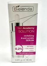 Bielenda Skin Acadamy Solution Revitalizing & Anti-Wrinkle Serum 1 oz. (30ml)