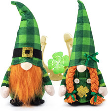 St Patricks Day Gnomes Decor: Saint Patrick'S Day Leprechaun Plush Decorations f