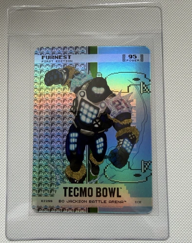 Bo Jackson Battle Arena Tecmo Bowl Furnest Earnest Byner Endzone Ice Battlefoil
