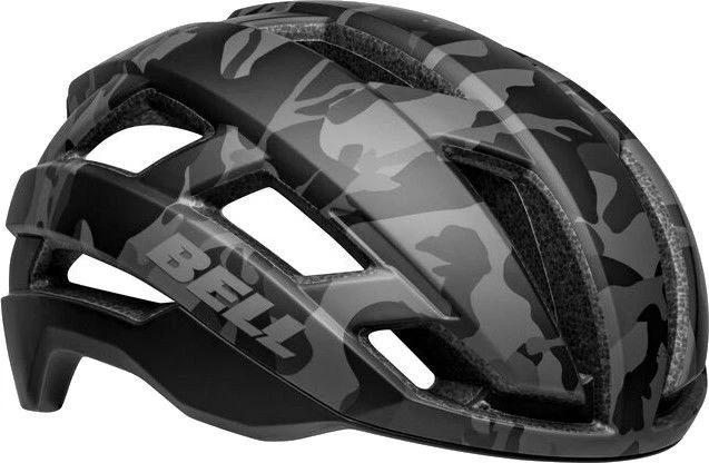 Bell Falcon XR MIPS Road Cycling Helmet, Matte Black Camo, Small