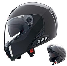 Caberg Sintesi Metal Black Flip Up Motorcycle Scooter Helmet