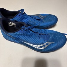 Men  s Saucony Vendetta Racing Track Removable Spikes shoes 11.5 With Key