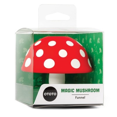 OTOTO Mushroom - Faltbarer kleiner Küchentrichter mit breiter Öffnung für Einheitsgröße 