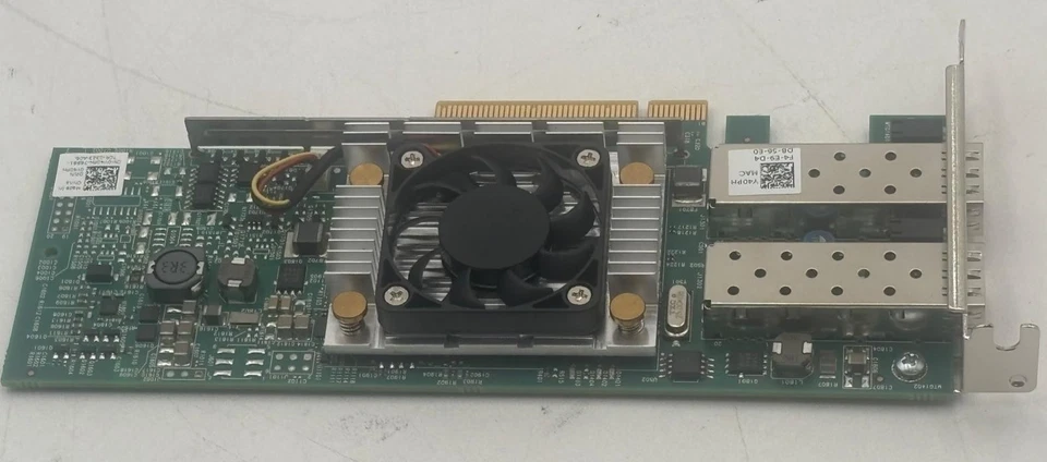 Tarjeta de interfaz de red Dell Y40PH Broadcom 2 puertos 10 GB Foto 3 de 4