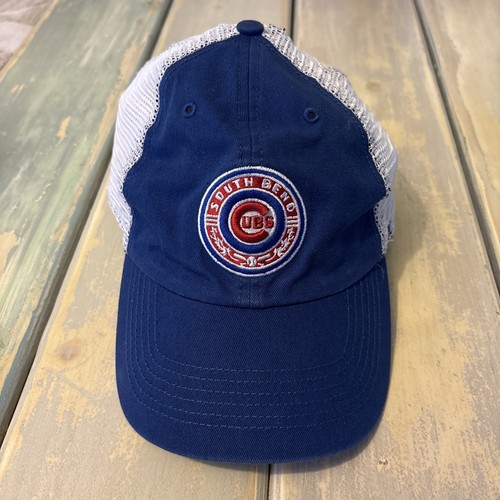 Chicago South Bend Cubs Trucker Cap Stretch Mesh Hat MLB MiLb Baseball 47 - Picture 1 of 6