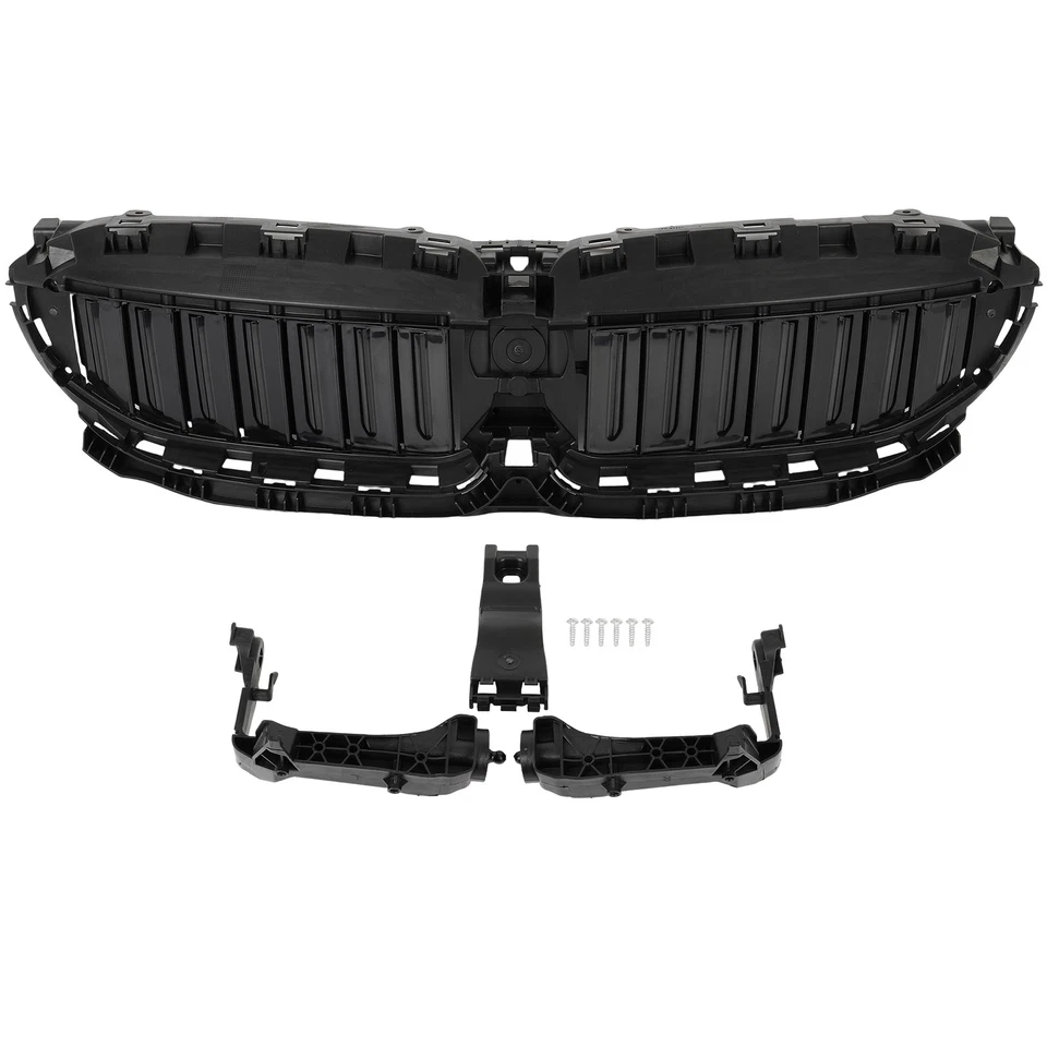 Front Upper Radiator Grille Active Shutter W/Motor For 19-22 BMW G20 G21 330i Foto 3 de 4