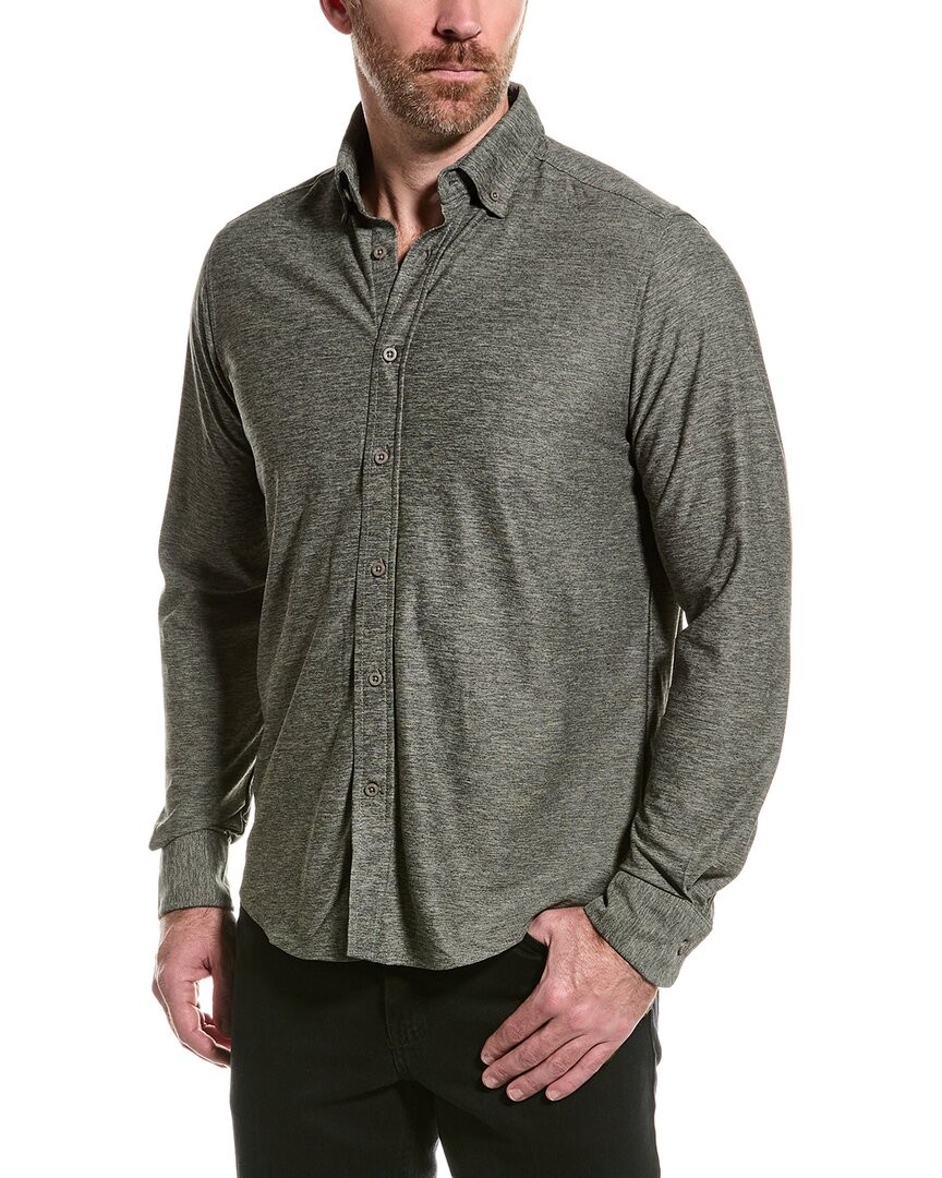 Спортивная рубашка с принтом Пике из коллекции Report Мужская серая S