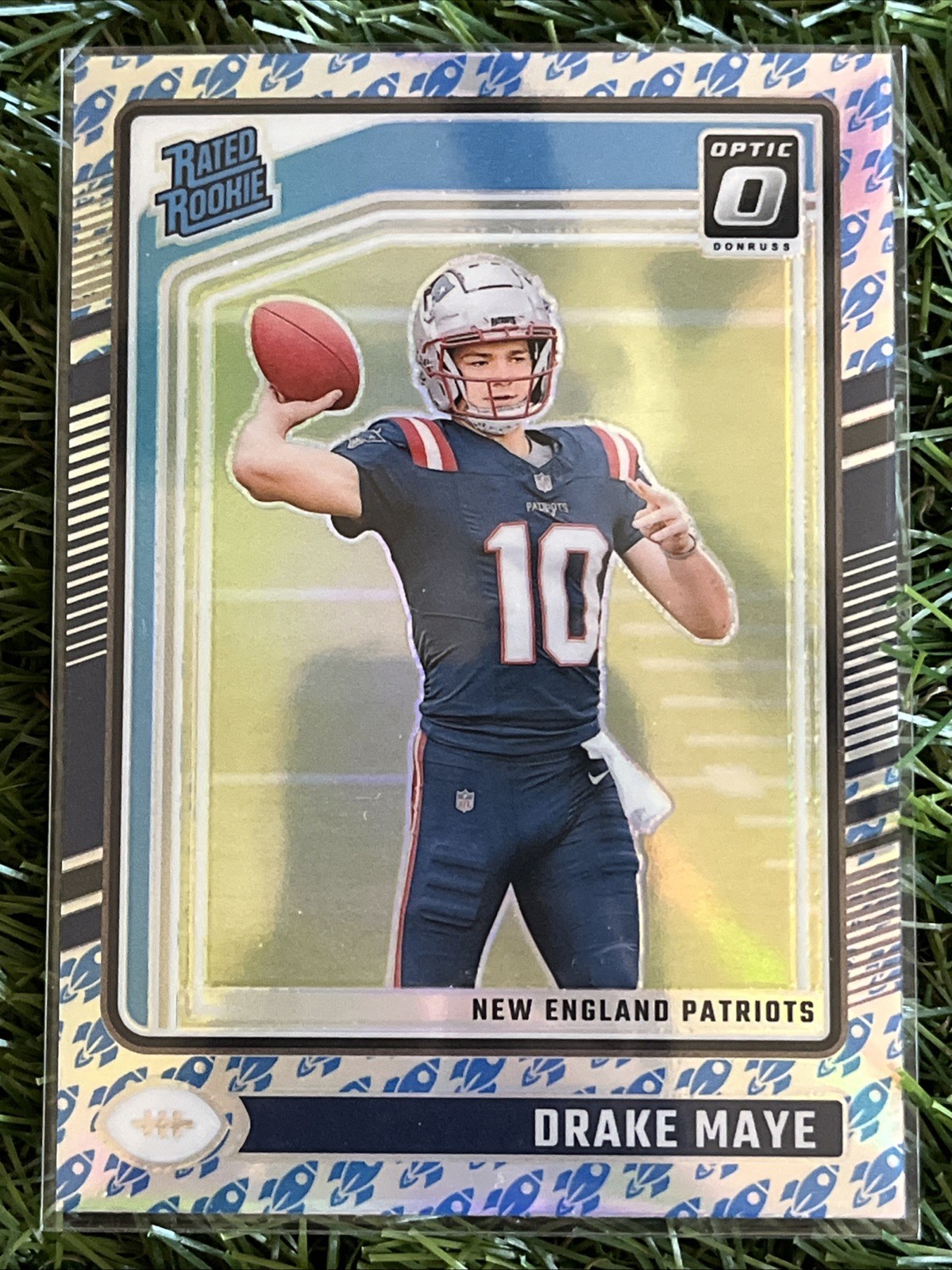 2024 DONRUSS OPTIC RATED ROOKIES#229 DRAKE MAYE ROCKET EMOJI SSP