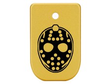 NDZ Sig P365 Fuse X Macro Aluminum Magazine Base Pad Gold Engraved Black