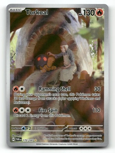 Torkoal 172/167 - Twilight Masquerade - Pokemon Card NM/M