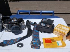 Yashica TL-Electro X 35mm SLR Film Camera Manual Focus Light Meter w/ Strap