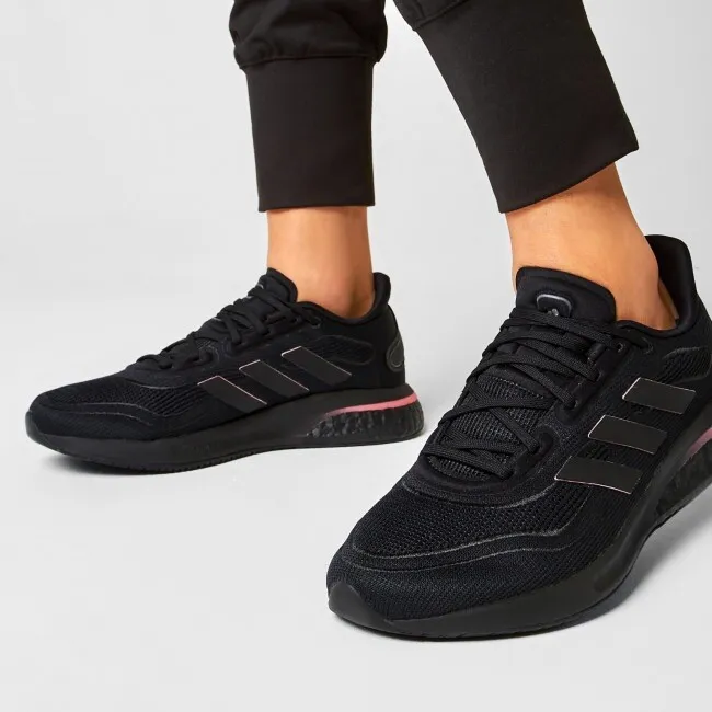 Pino moneda ligero Adidas Supernova Boost Women&#039;s Athletic Training Sneaker Black Running  Shoe #822 | eBay