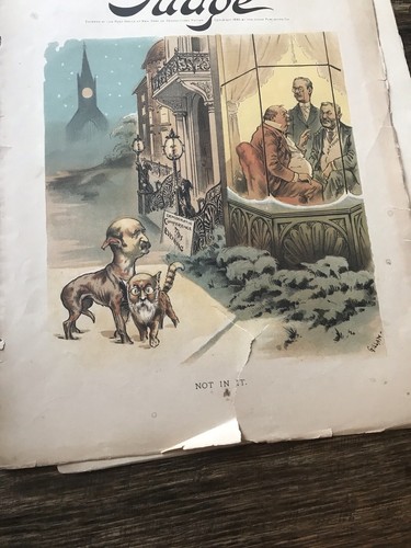 Antique December 17, 1892. Judge Magazine Political - Picture 4 of 9