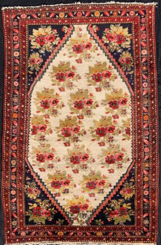 Persian rug Hamādan Bakhtiari tapis Orient persan floral 210 x 136 cm