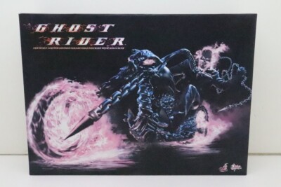 Hot Toys Marvel Ghost Rider With Hell Cycle MMS133 1/6 Sideshow Nicholas Cage