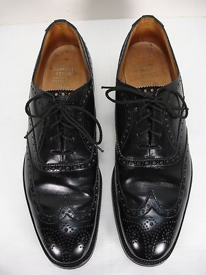 BROOKS BROTHERS DEVON LEATHER OXFORD SHOES 42 A Brooks Brothers Shoes Mens 9 E Brown Leather Perforated Cap  main image 4