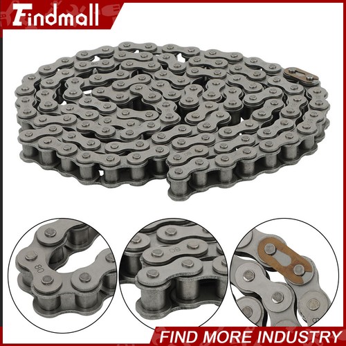 Findmall #80 Carbon steel Roller Chain × 10 Feet With 1 Connector Links - Picture 11 of 24