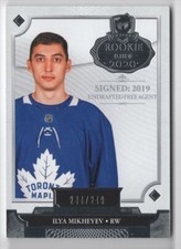 2019-20 THE CUP ROOKIE DRAFTED Ilya Mikheyev /249 Toronto Maple Leafs #16 R44