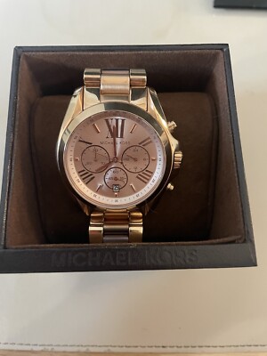 Michael Kors Bradshaw MK5503 Wrist Watch for Women New Battery And With  Tags 691464758646|