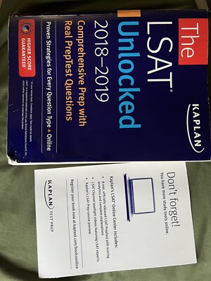 Kaplan The LSAT Unlocked 2018-2019 : Comprehensive Prep Real PrepTest ...