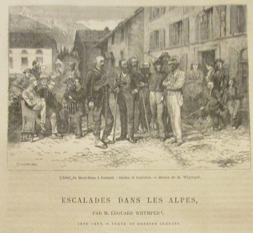 19th EME TRAVEL MOUNTAINEERING CLIMBS FRANCE ALPES GLACIERS PELVOUX CERVIN 1860 - Picture 7 of 13