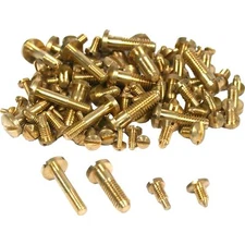 100 Assorted Screws for Clock Bell & Case Fittings