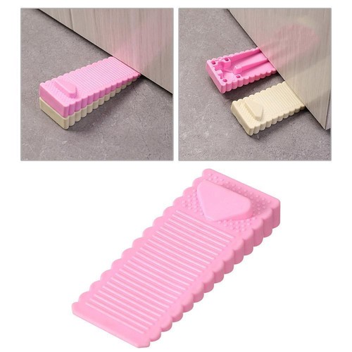 Door Stop Home Block Wedge Anti-collision Door Stop Silicone High Quality F6A2 - Picture 12 of 18