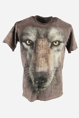3D Animal Print Tie Dye T-Shirt Retro Festival Hipster Men Multi Size M TS0679
