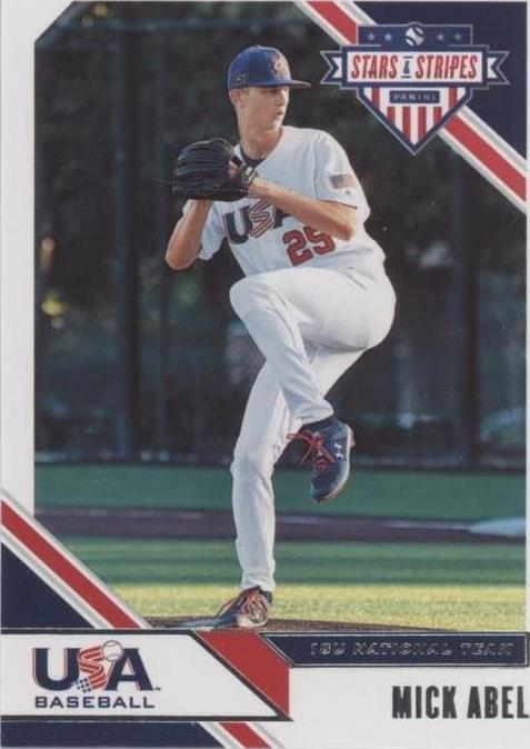 2020 Panini USA Baseball Stars & Stripes - Mick Abel #42 - 1 of 1