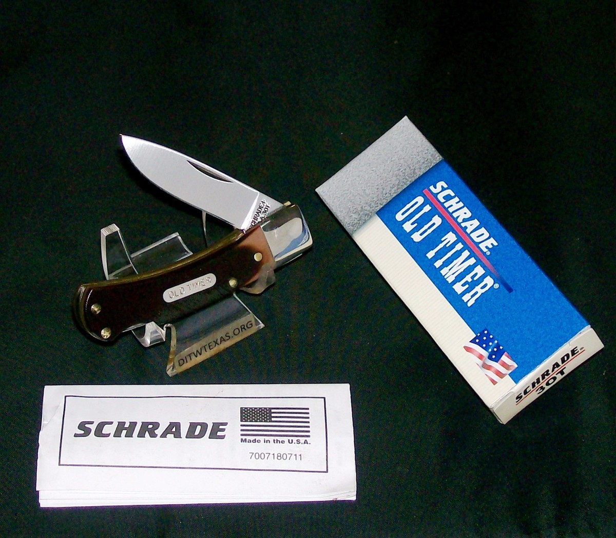 Schrade 3OT Knife USA Old Timer 1990's Drop Point Hunter 3 Schrade 3OT Knife USA Old Timer 1990's Drop Point Hunter 3