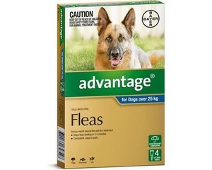 advantage 400 for dogs 25kg plus