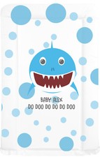 PERSONALISED - BABY NAPPY CHANGING MAT - BIRTH GIFT - NAME PRINTED - BABY SHARK
