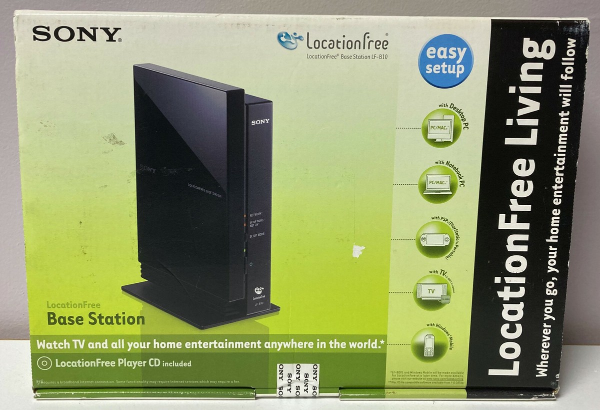 Sony LocationFree Base Station LF-B10 NEW Stream Video to PC