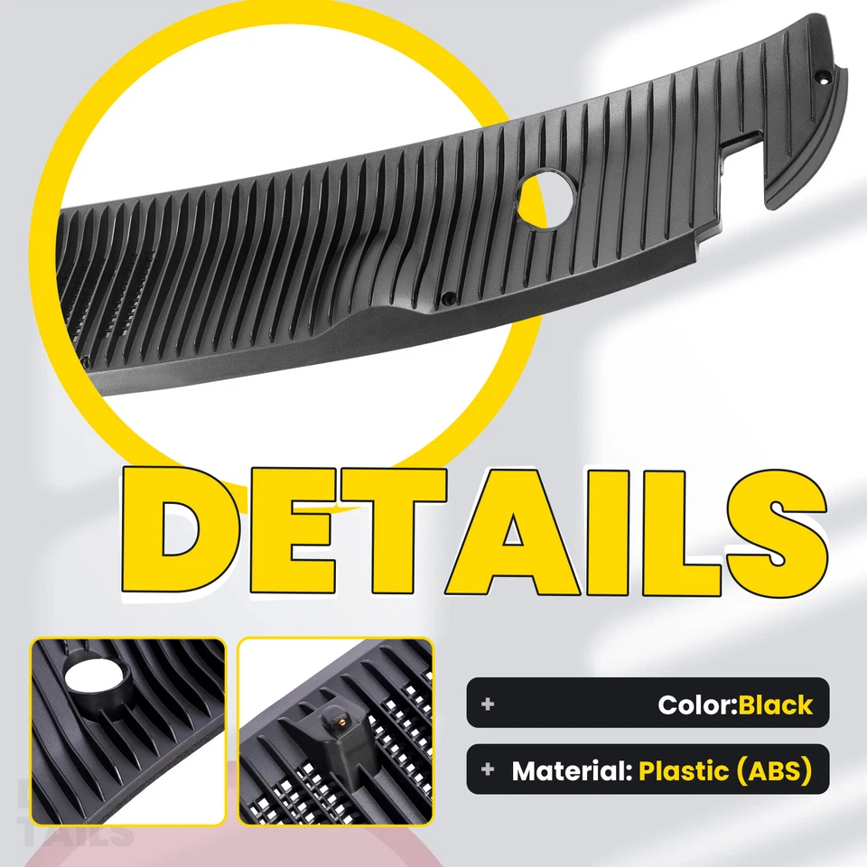 For Ford E-Series E350 Econoline 1992-2024 Wiper Cowl Vent Panel Grille Left - Imagem 2 de 4