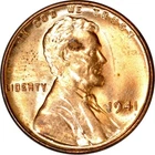 1941 1C Doubled Die Obverse FS-101 Lincoln Wheat Cent UNC RB K17400
