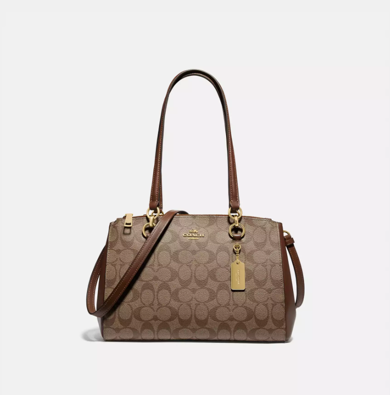 Coach Outlet Etta Carryall In Signature Canvas Coach Etta Carryall