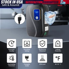 Electric Mini-Tank Water Heater, 110V 3KW Instant Point of Use Hot Water Heater