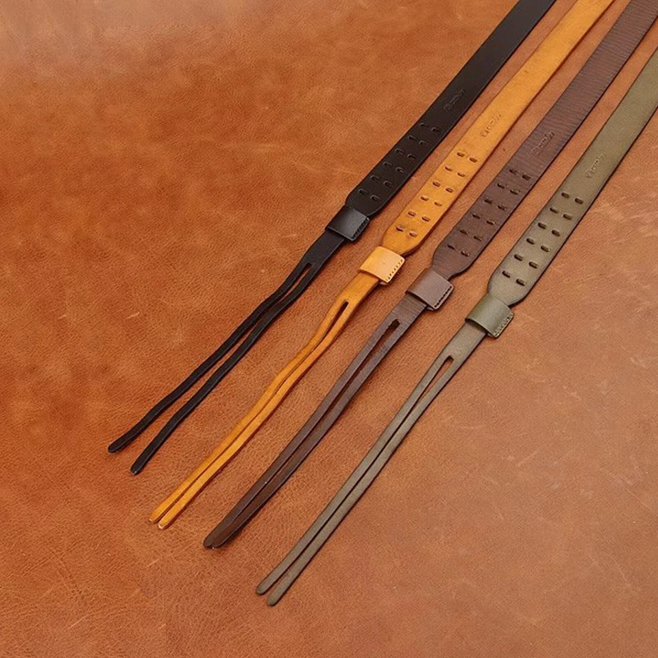 Correa de hombro para el cuello para cámara de cuero genuino ajustable para Rollei Rolleiflex TLR Foto 4 de 4