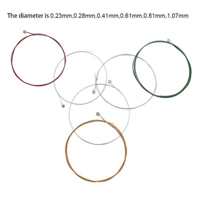 IRIN E103 bunte Saiten für E-Gitarre stark und harmonisch 6-teiliges Set