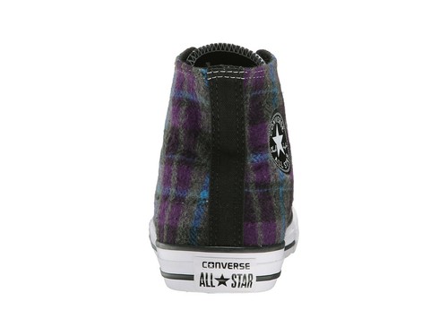Converse CT AS Hi Youth Shoe - Plaid Fabic 649982C NIB! NEW! Sizes Think School! - Picture 4 of 7