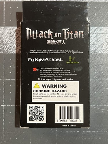 Attack on Titan - Juego de cartas de Kodansha NIOB - Imagen 2 de 2
